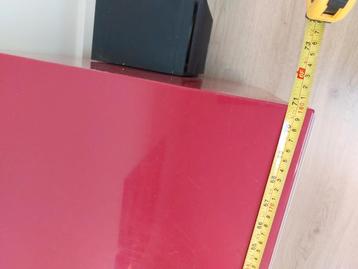 Tv meubel rood hoogglans ikea besta - afbeelding 5