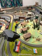 Marlkin dorp met treinen en spoorrail compleet, Ophalen, Gebruikt, Gelijkstroom, Märklin