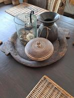 Compleet opgemaakt Chapati schaal volgens foto., Ophalen of Verzenden, Zo goed als nieuw, Rond, Hout