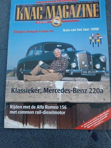 KNAC Magazine 97 dec – Mercedes 220a – Alfa 156 beschikbaar voor biedingen
