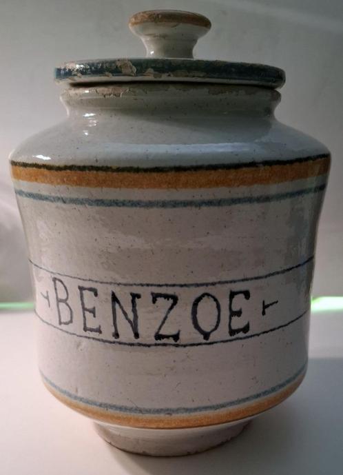 Geëmailleerde apothekerspot Faience 19e eeuw, Antiek en Kunst, Antiek | Keramiek en Aardewerk, Verzenden