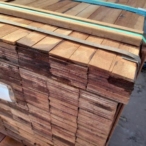 Hardhouten buigstrips, vlechtstrips hardhout, 0,6 x 10 x 200, Tuin en Terras, Palen, Balken en Planken, Nieuw, Planken, 180 tot 250 cm