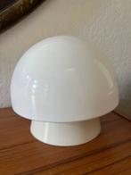 Vintage glazen mushroom plafonnière. Paddenstoel lamp, Ophalen of Verzenden, Zo goed als nieuw