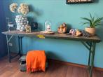 Antieke vintage franse opklap tafel, Huis en Inrichting, Ophalen, Gebruikt, Vintage, 150 tot 200 cm