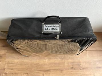 Beige Grondzeil 2.5 x 4m beschikbaar voor biedingen