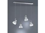 Trio GINELLI Pendant/Hanging Lamp – Quadruple Spotlights, Nieuw, Ophalen of Verzenden, Glas, 75 cm of meer