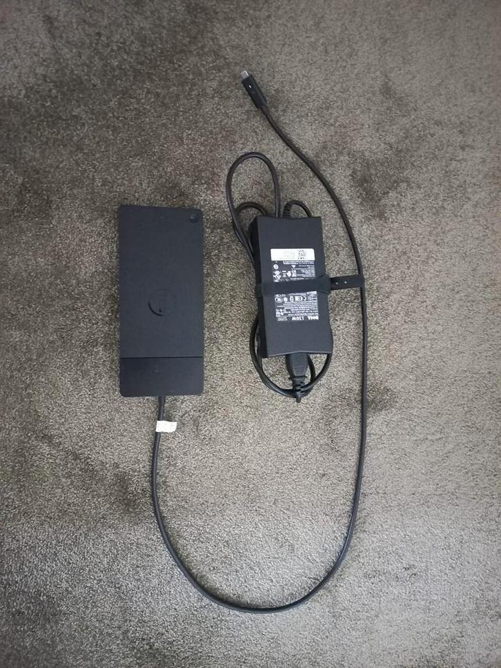 Dell WD19S Docking Station +130w adapter - USB-C Thunderbolt, Computers en Software, Laptop-opladers, Gebruikt, Ophalen of Verzenden