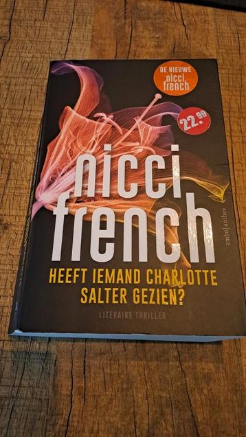 Heeft iemand Charlotte Salter gezien? Nicci french  beschikbaar voor biedingen