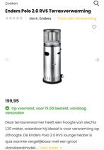 Terrasverwarming op gas te koop., Tuin en Terras, Ophalen of Verzenden, Gebruikt, Gas, Vloer