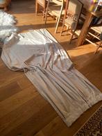1 Beige linnen verduisterend gordijn 95x216, Gebruikt, 200 cm of meer, Beige, 50 tot 100 cm