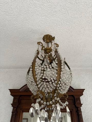 Antieke Kristallen Kroonluchter beschikbaar voor biedingen