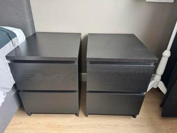 IKEA Malm Nachtkastjes - Set van 2 - afbeelding 2