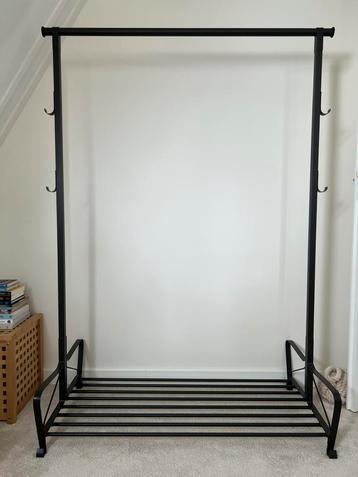 Kledingrek zwart | 119x60x167cm (LxBxH) beschikbaar voor biedingen
