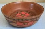 Amsterdamse school hout nijverheid schaaltje/bakje, Gebruikt, Schaal, Rond, Ophalen of Verzenden