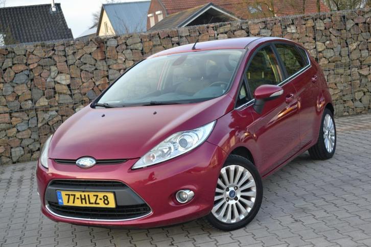Ford Fiesta 1.6 Ti-VCT Titanium 120PK 5DRS NL-AUTO, Auto's, Ford, Bedrijf, Te koop, Fiësta, Airbags, Airconditioning, Boordcomputer
