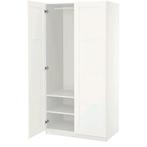 IKEA PAX/BERGSBO Kledingkast - Wit - 50x60x201 cm, Huis en Inrichting, Kasten | Kledingkasten, Ophalen, Overige materialen, 200 cm of meer