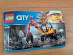 Lego City complete set 60185 Krachtige mijnbouwsplitter, Kinderen en Baby's, Speelgoed | Duplo en Lego, Ophalen of Verzenden, Zo goed als nieuw