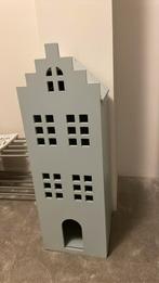 Hema grachtenpand poppenhuis kast blauw babykamer kind, Ophalen, Gebruikt, Poppenhuis