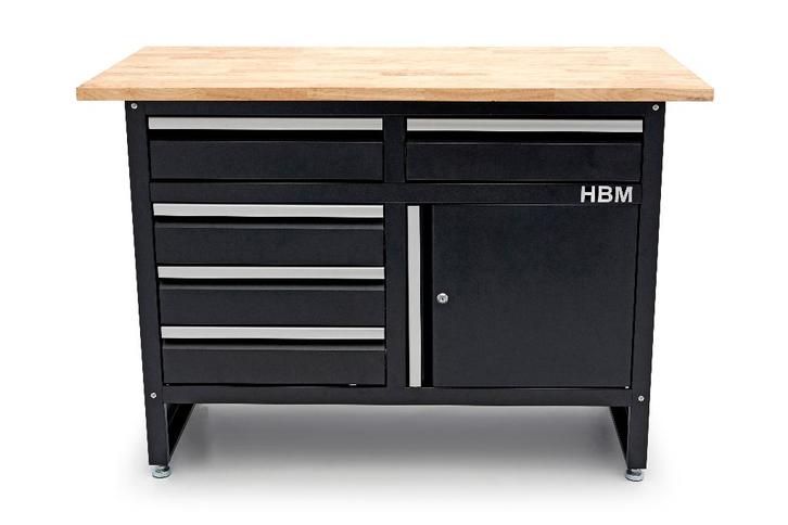 HBM Werkbank (ZGAN), Doe-het-zelf en Verbouw, Werkbanken, Zo goed als nieuw, 70 tot 120 cm, Ophalen