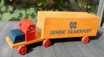 houten speelgoed vrachtwagen Jumbo Hausemann & Hötte 1936, Verzamelen, Automerken, Motoren en Formule 1, Ophalen of Verzenden