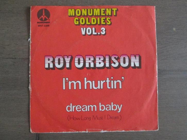 Roy Orbison - I'm Hurtin' / Dream Baby, Cd's en Dvd's, Vinyl Singles, Gebruikt, Single, Overige genres, 7 inch, Ophalen of Verzenden