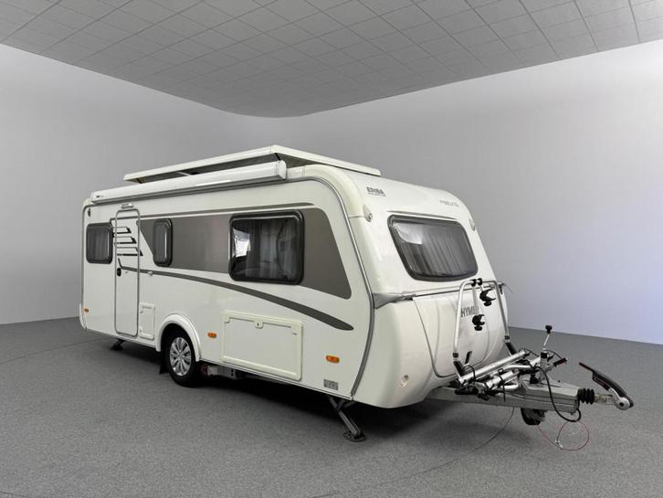 Eriba Feeling 470 Cassettluifel Mover Fietsendrager, Caravans en Kamperen, Caravans, Bedrijf, tot en met 3, Overige, Eriba, 2 aparte bedden