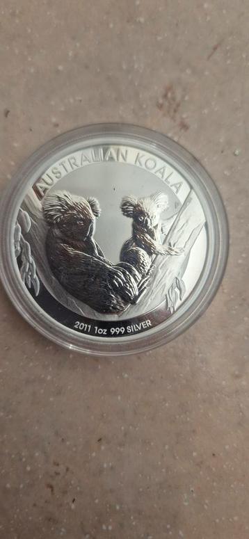 Australische Koala 1oz Zilver 999 beschikbaar voor biedingen