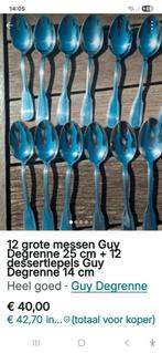 Guy Degrenne bestek, Ophalen of Verzenden, Zo goed als nieuw, Rvs of Chroom, Vaatwasserbestendig