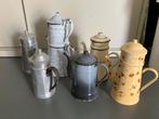 6 koffiekannen, Antiek en Kunst, Ophalen