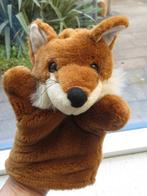 Handpop Vos poppenkastpop zacht velours meet ca 25 cm, Ophalen of Verzenden, Zo goed als nieuw, Overige typen