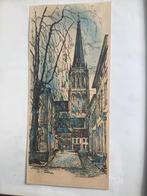Kokie Molsbergen tekening in gekleurd, Antiek en Kunst, Ophalen of Verzenden