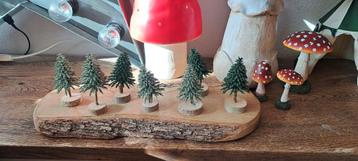 Kerstboom kerstboompje miniatuur poppenhuis tafel kerststal  beschikbaar voor biedingen
