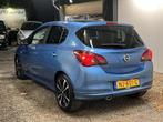 Opel Corsa 1.0 Turbo Color Edition OPC Line 2017 NL auto 1e, Voorwielaandrijving, Stof, Gebruikt, Blauw