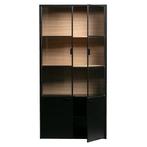 Stijlvolle vitrinekast met glazen deuren, Huis en Inrichting, Kasten | Vitrinekasten, Ophalen, Met deur(en), 50 tot 100 cm, Zo goed als nieuw