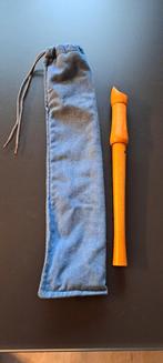 Zamir blokfluit met zelfgemaakte opbergtas., Ophalen of Verzenden, Zo goed als nieuw, Met koffer, hoes of etui