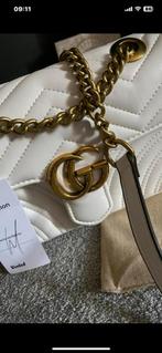Gucci marmont tas wit zgan dustbag gouden hardware GG LV, Kleding | Dames, Riemen en Ceinturen, Ophalen of Verzenden, Zo goed als nieuw