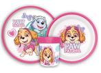Paw Patrol Kinderservies Roze - Magnetron, Kinderen en Baby's, Babyvoeding en Toebehoren, Ophalen of Verzenden, Nieuw, Overige typen