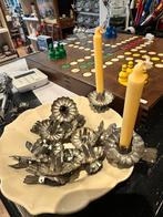 Vintage Kerstboom Clips + Kaarsjes Jaren 50, Antiek en Kunst, Ophalen of Verzenden, Overige materialen