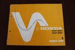 Honda CM125T CM185T 1977 motorcycle parts list CM 185 125, Ophalen of Verzenden, Honda