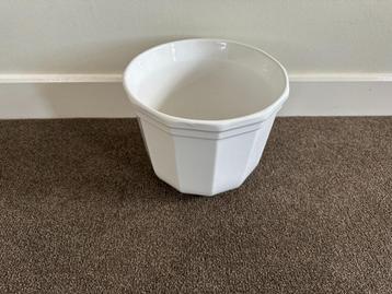 NIEUW !! MOOIE BLOEMPOT !! Kleur: Wit. beschikbaar voor biedingen