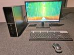 HP Compaq Elite pc met Samsung 22" scherm, Ophalen, Gebruikt, 8 GB, HP Desktop