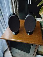 2 Kef HTS3001 speakers gloss black surround Atmos front, Gebruikt, 120 watt of meer, Front, Rear of Stereo speakers, Ophalen