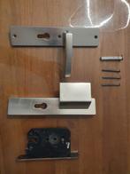 Deurbeslag set - Klink/Kruk, Doe-het-zelf en Verbouw, Hang- en Sluitwerk, Ophalen of Verzenden, Gebruikt, Rvs, Klink of Kruk
