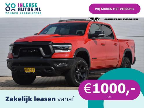 Dodge Ram 1500 5.7 V8 4x4 Crew Cab Rebel GT, Auto's, Dodge, Bedrijf, Lease, Financial lease, RAM 1500, ABS, Achteruitrijcamera