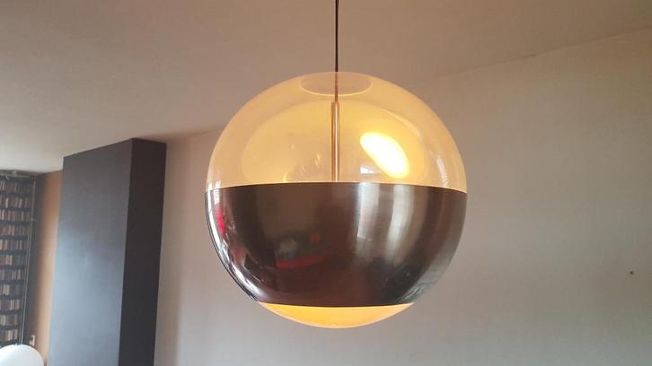Artiforte Luna lamp H. Fillekes jaren 50, Huis en Inrichting, Lampen | Hanglampen, Gebruikt, Minder dan 50 cm, Ophalen of Verzenden