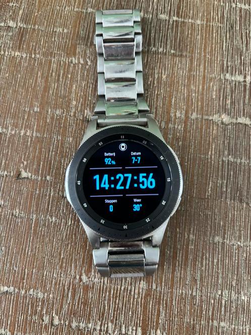 Samsung Galaxy Watch S3 Special Edition 46mm, Sieraden, Tassen en Uiterlijk, Smartwatches, Gebruikt, Android, Zilver, Hartslag