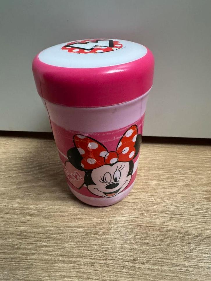 Minnie Mouse drinkbeker roze, Diversen, Schoolbenodigdheden, Gebruikt, Ophalen of Verzenden