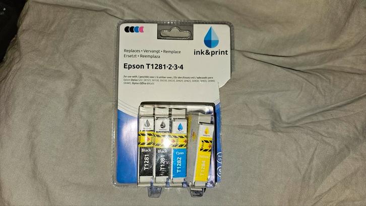 Epson T1281,2,3,4, Computers en Software, Printerbenodigdheden, Nieuw, Ophalen of Verzenden