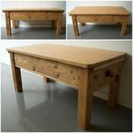 Sfeervolle Brocante Boeren Salontafel met Lade 92x45x40cm h., Ophalen