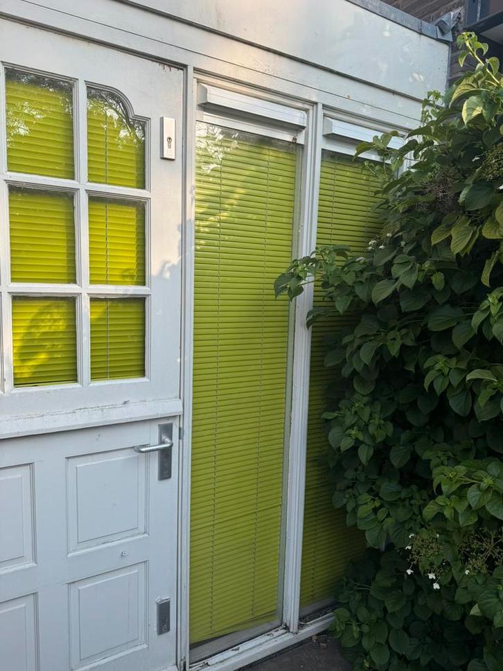 Boeren deur, 83x210cm, glas en hout, Doe-het-zelf en Verbouw, Deuren en Horren, Gebruikt, Buitendeur, 200 tot 215 cm, 80 tot 100 cm